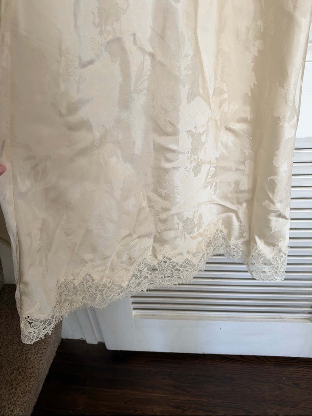 For Love & Lemons Cream Lace-Trim Maxi Dress - Picture 3 of 7